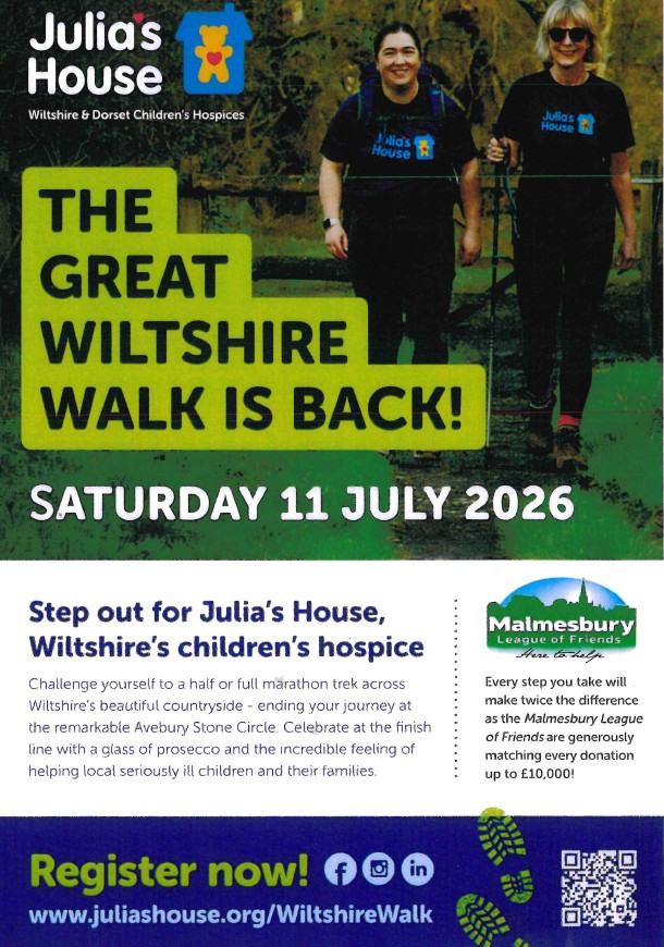 Julia's House - The Great Wiltshire Walk is Back!